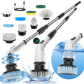 Adjustable Electric Cleaning Brush with Multiple Attachments