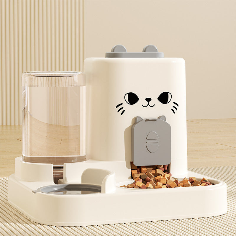 Automatic Pet Feeder Bowl with Water Dispenser