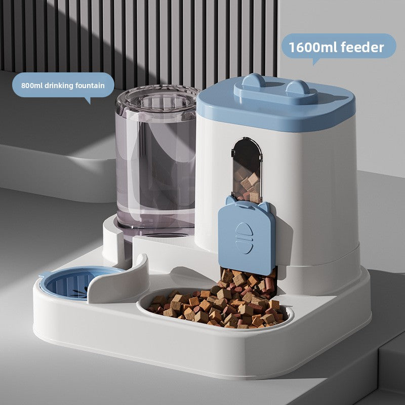 Automatic Pet Feeder Bowl with Water Dispenser