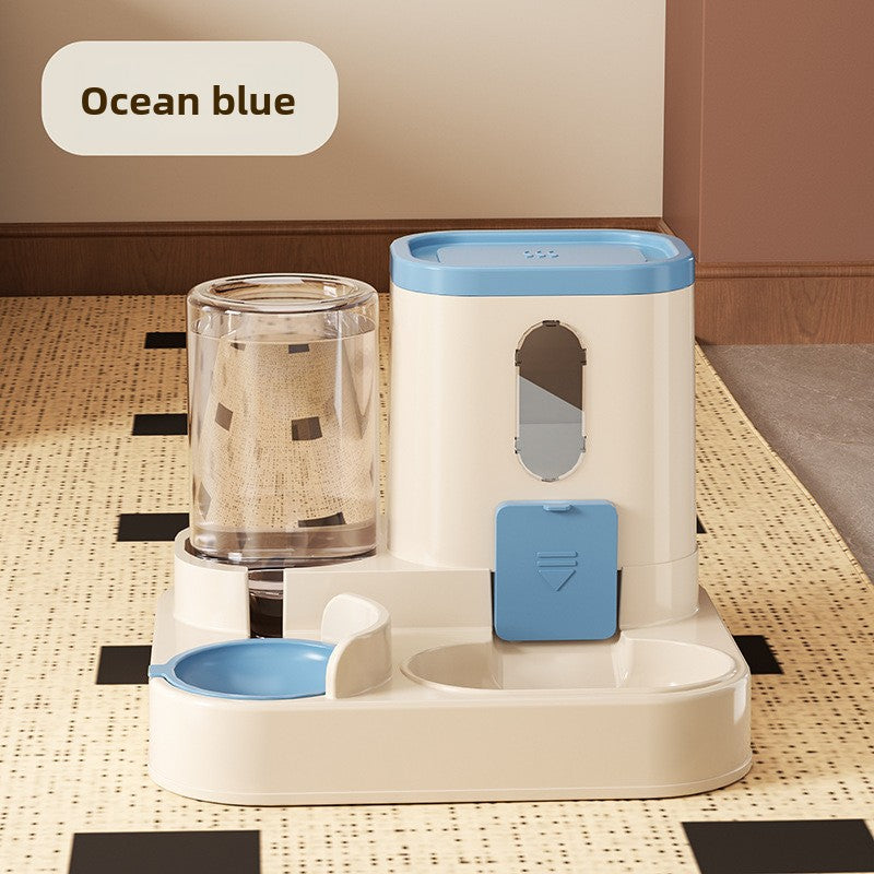 Automatic Pet Feeder Bowl with Water Dispenser
