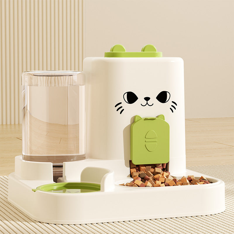 Automatic Pet Feeder Bowl with Water Dispenser
