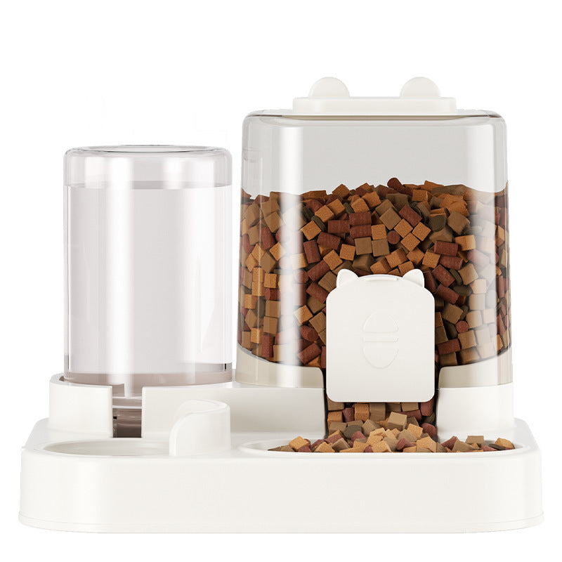 Automatic Pet Feeder Bowl with Water Dispenser