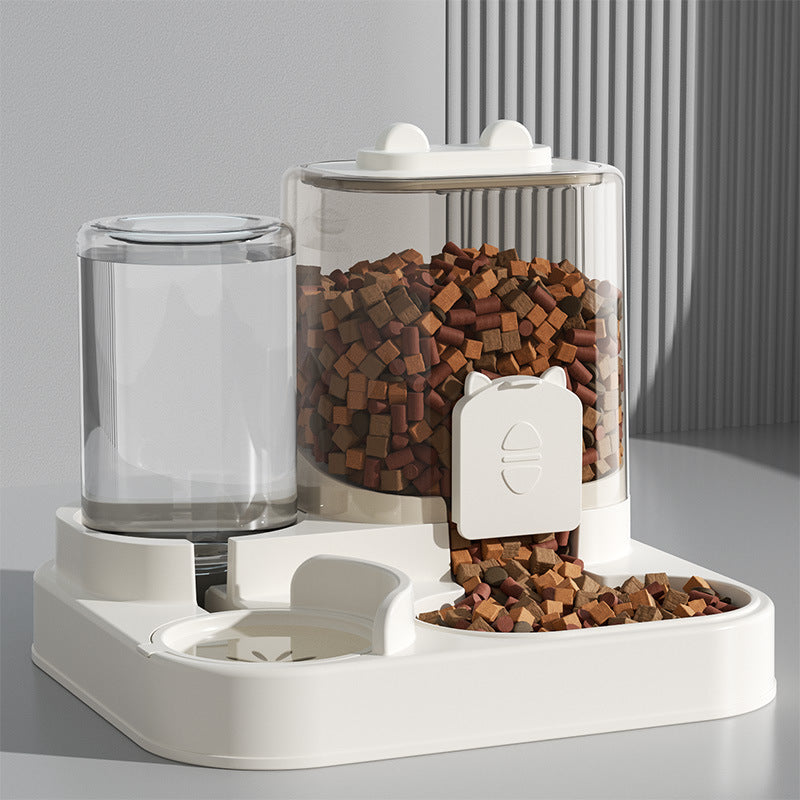 Automatic Pet Feeder Bowl with Water Dispenser