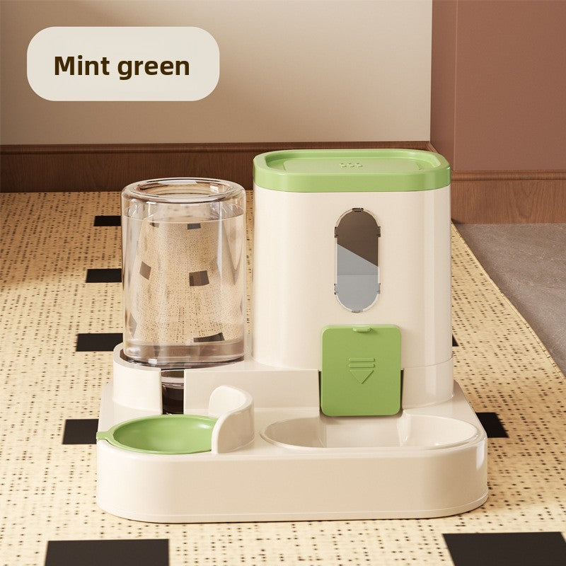 Automatic Pet Feeder Bowl with Water Dispenser