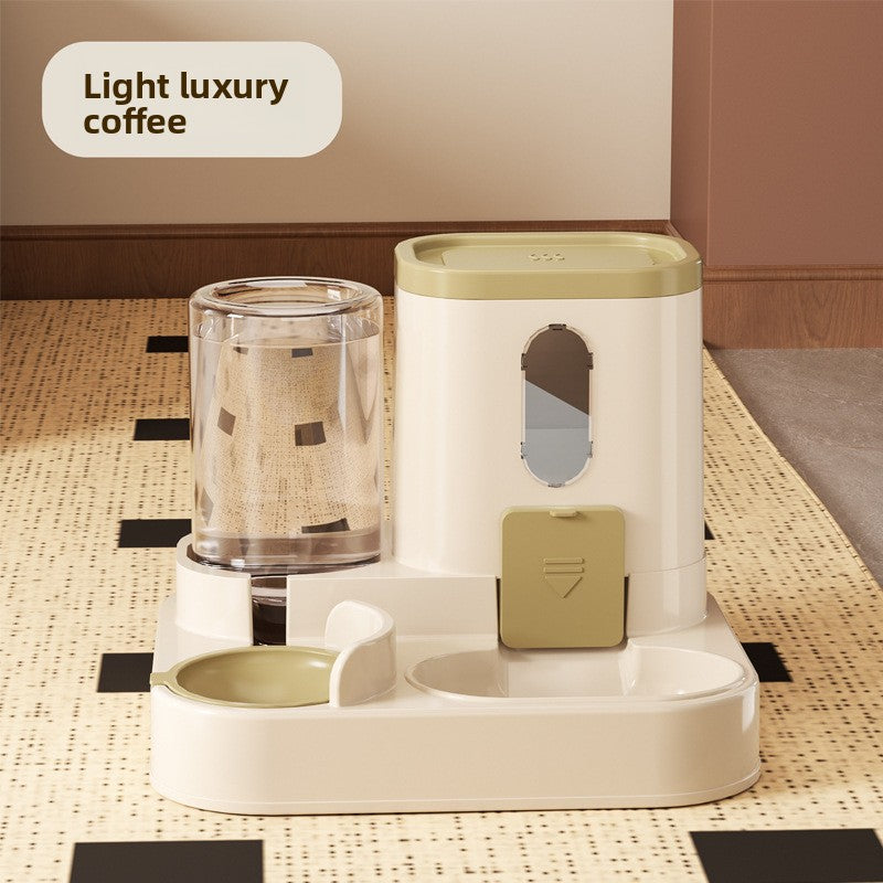 Automatic Pet Feeder Bowl with Water Dispenser